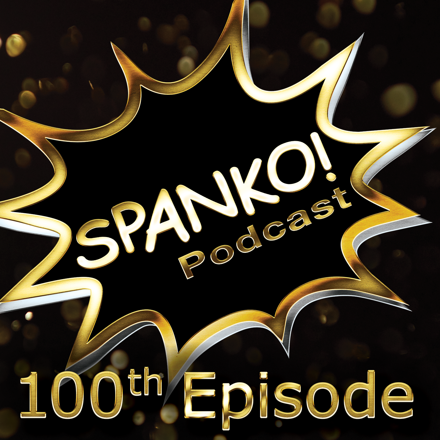 Golden SpankoPodcast Logo